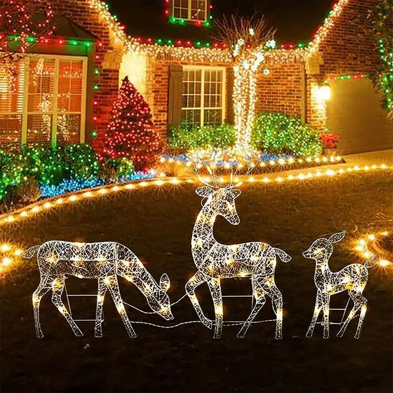 Luminous Christmas Reindeer Garden Décor