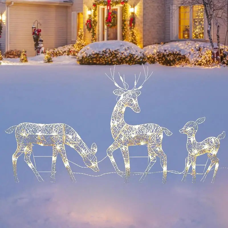 Luminous Christmas Reindeer Garden Décor