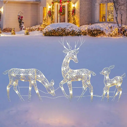 Luminous Christmas Reindeer Garden Décor