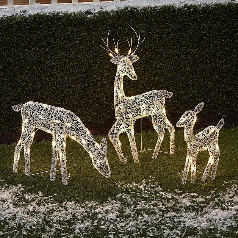 Luminous Christmas Reindeer Garden Décor