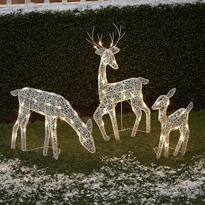 Luminous Christmas Reindeer Garden Décor
